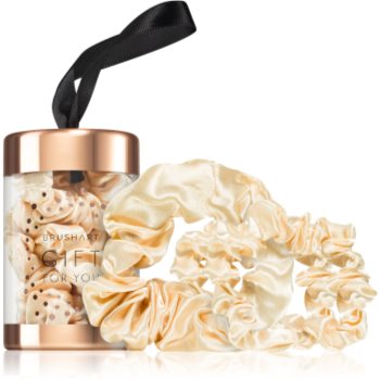 BrushArt Gift for You Slim & Midi satin scrunchie set Elastice pentru par - imagine 2